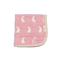Amazon.co.jp: fuwara 6重織ガーゼハンカチ (うさぎ（フューシャピンク
