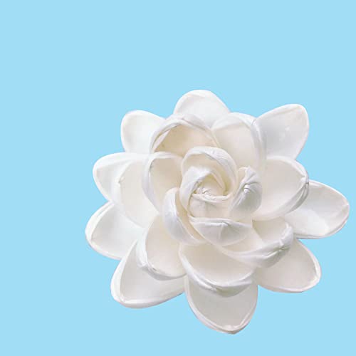 Set de 5 palitos difusores florales de ratán y madera miniatura 4