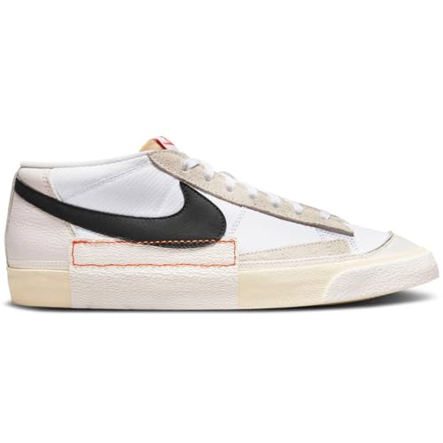 Nike Blazer Low Pro Club Men's Shoes (FJ3694-100, White/Beach/Summit White/Black) Size 10.5
