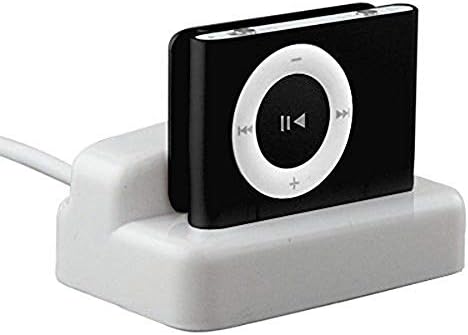 Digiflex White USB Charger Dock Cradle Docking Station for Ipod Shuffle 2nd 3rd Gen Generation