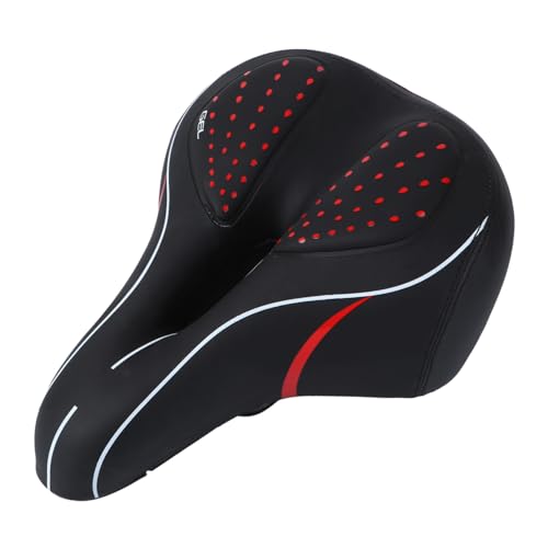 NAMOARLY 加厚柔らかいシリコン自転車用サドルクッション 通気性 衝撃吸収 登山 ロードバイク適用 快適な長ライディング用
