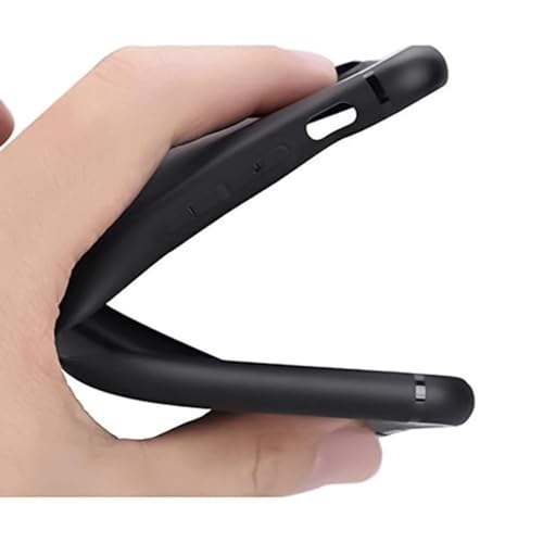 Image of Bintage Rubber TPU Camera Protection | Back Cover Case Compatible for Oppo CPH2421 / Oppo A16E - Black