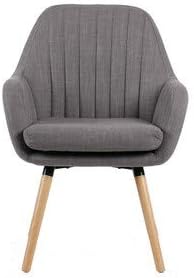 ASPECT Emily Upholstery Accent Arm Chair, Grey, 67(W) x59(D) x95(H) cm