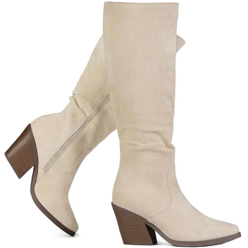 Putu Women’s Pointed Toe Knee High Boots