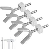 4 Stück Y-Förmige Druckschrauben Treppenschutzgitter, M10 Treppengitter für Geländer, Treppenschutzgitter Spindel aus Metall, Kein Bohren Erforderlich Treppenschutzgitter GeläNder für TreppengeläNder