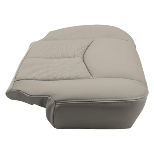 Priprilod Perforated Tan #152 Leather Driver Side Bottom Replacement Seat Cover Compatible with Cadillac Escalade EXT ESV 2003 2004 2005 2006