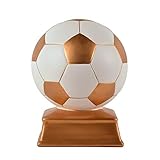 WSSBK Football Resin Sculpture -Metal Wall Art Sports Football Basketball Baseball Soccer Ball