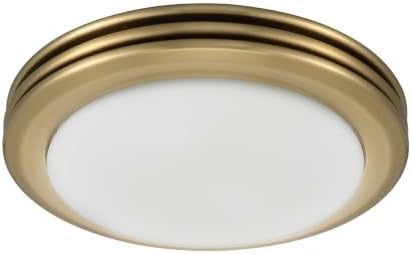Good Housekeeping Yorkshire (90058) Decorative 80 CFM 2.5 Sones Bathroom Ventilation Exhaust Fan, Satin Brass