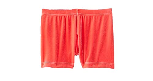 Body Wrappers 2274 Girls Plush Velvet Boy-Cut Short
