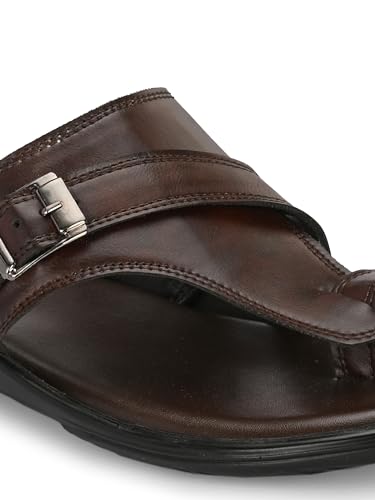 Image of IVRAH Synthetic Leather Sandal Lightweight and Comfortable Footwear for Men