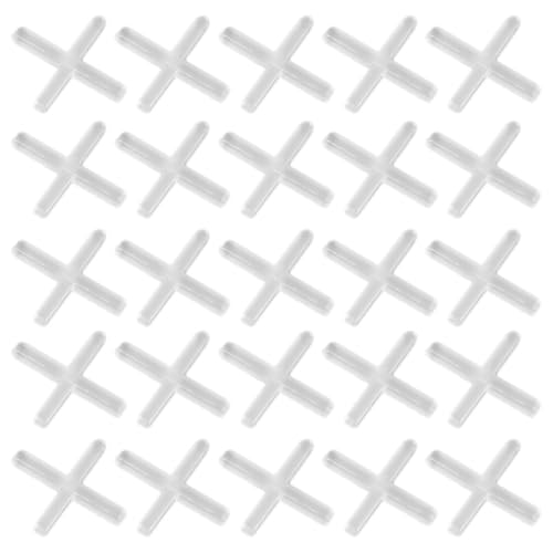 Operitacx 1000pcs Ceramic Tile Spacer Floor Tile Cross Shaped Spacer Positioning Spacer for Floor Tile Tools for Leveling System