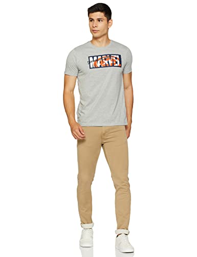 Image of Marvel Avengers by Wear Your Mind Men Round Neck Short Sleeves Knitted T-Shirt