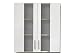 Produktbild trendteam smart living Badhängeschrank, Holz, weiß, 65 x 70 x 21 cm
