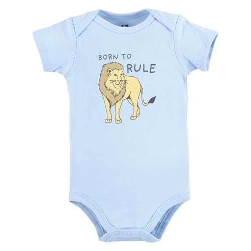 Image of Hudson Baby Unisex Baby Cotton Bodysuits 5-pack
