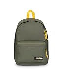 Eastpak Out of Office Rucksack 27L (44 x 29,5 x 22 cm), Laptopfach 13–15 Zoll, wasserabweisender Schul- und Arbeitsrucksack, robuster Tagesrucksack mit gepolsterten Trägern - KONTRAST KHAKI YELLOW