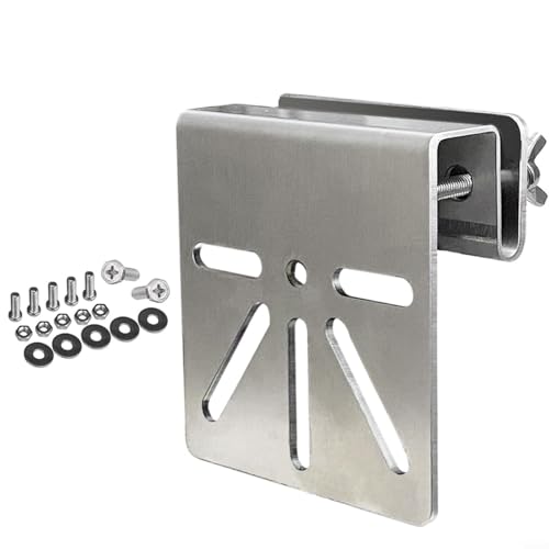 Snowchecking Support de gouttière en acier inoxydable pour caméra de sécurité solaire EufyCam - Résistant aux intempéries - 9 x 8,5 x 3,5 cm