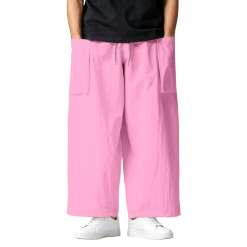 Pantalones de ocio para hombre ligeros que evitan el calor y la sudoración