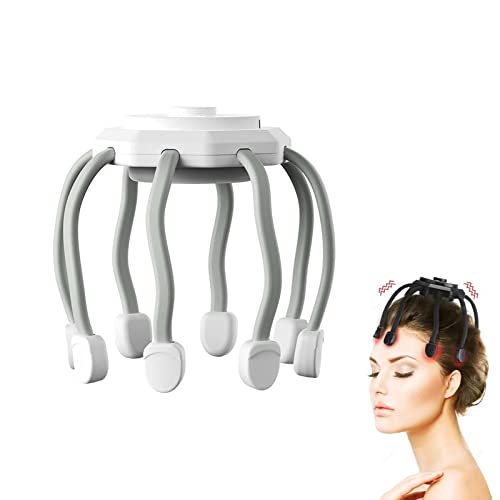 Punics Sonohome Ultra Scalp Massager, 2023 New Electric Scalp Massager With 3 Modes, 360 Degree Head Massager, Cordless Portable Ultra Scalp Massager For Stress Relax (White) #TOP1