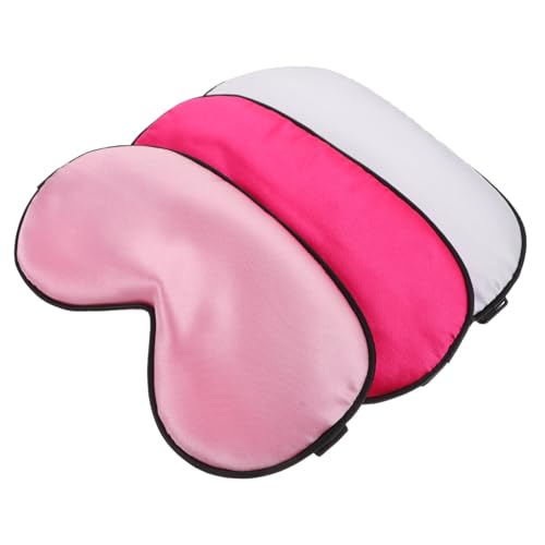 DECOMELODY 3個 ?真?軽量アイマスク 睡眠用遮光カバー 女性向け通気性柔らかい快眠サポート 旅行 自宅 オフィス対応