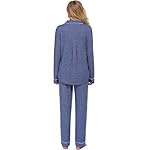 Ekouaer Women's Pajamas Long Sleeve Sleepwear Casual Button Down Loungewear Soft Pjs Set S-XXL - Image 3