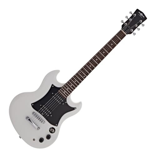 Brooklyn Electric Guitar by Gear4music, White