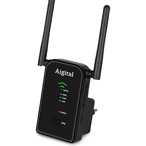 Repetidor WiFi Ampliardor 300Mbps, 2 Antenas Externas Cover