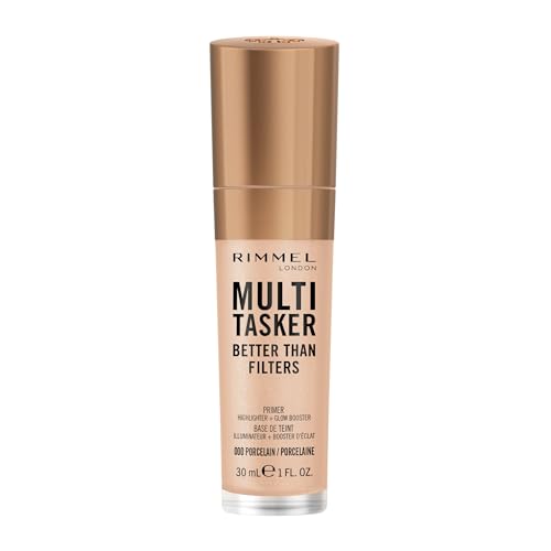 Rimmel Multi-Tasker Better Than Filters, 000 Porcelain, Primer Viso, Glow