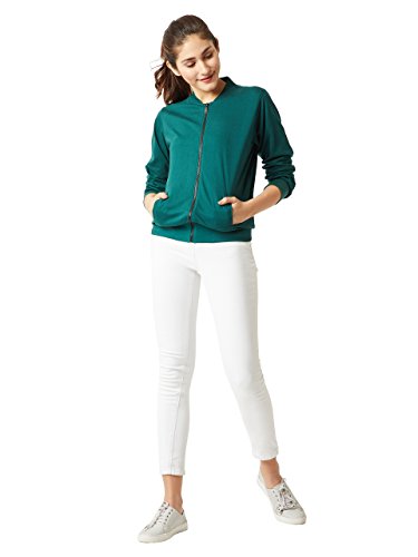 Image of Miss Chase Women's Cotton Full Sleeves Regular Fit Bomber Jacket | 2 Colors
