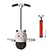 Lljsszr Tiger Pogo Ball with Handle, Pogo Bouncing Ball Kids with Pump Pogo Stick for Games Outdoor Toys Exercise Balance Ability, Black