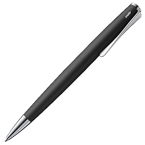 Bolígrafo Lamy Studio Black: escritura fluida con recambio M 16 y elegante cuerpo de acero 2