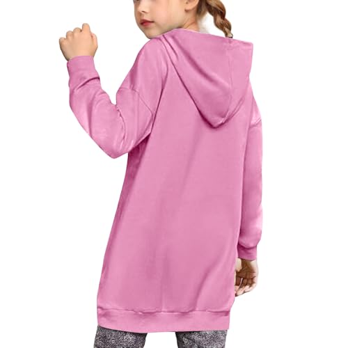 lcepcy Girls Oversized Hoodies Fall Winter Long Sleeve Pullover Hooded Sweatshirts Athletic Hoodie with Pockets4