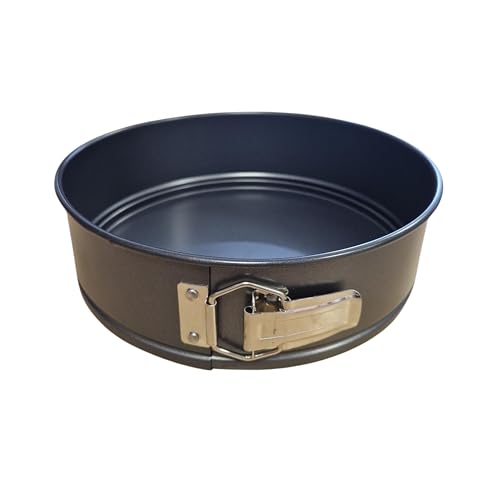 mastrad – Moule À Charnière – Fond Amovible – Démoulage Facile – Acier Revêtu Antiadhérent – Sans PFAS & PTFE – Ø 24 cm