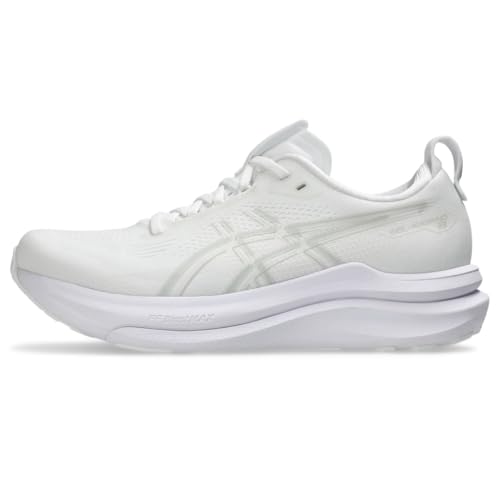 ASICS Women's Gel-Kayano 33 Running Shoes, 9.5, White/White
