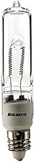 Bulbrite Q250CL/MC 250 Watt Dimmable Halogen JD Type T4 Mini Candelabra Base Clear 10 Ct