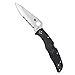 Spyderco Endura 4 Combination Edge, C10PSBK-Coltellino Tascabile, Colore: Nero Unisex Adulto, Multicolore, 2,5 x 2,5 x 2,5 cm