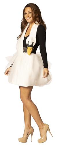 Imposta Costumes White Swan Halloween Costume, Women and Men, Adult Size, Small-Medium