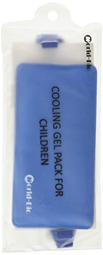 WORLD-BIO Fever Cooling Pad & Reusable Ice Gel Eye Mask for Baby Kids Toddler, Hot Cold First Aid Patch for Migraine Relief, Bruises Smoothing, Bumps Therapy, Set of 2