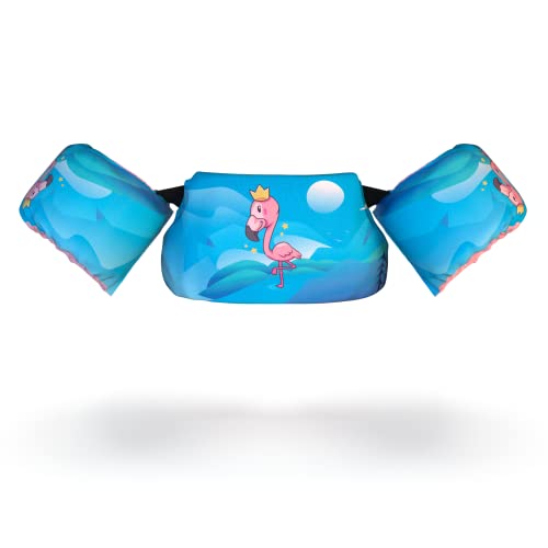 Boia Infantil Colete Salva Vidas AquaKids Flamingo
