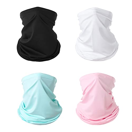 Opiniones de Bandanas que Puedes Comprar On-line. 43 DQST Bandanas Deportivas 4 Packs para Hombre y Mujer. Protección Contra El Viento y Los Rayos UV, Sedoso y Elástico, Adecuado para Deportes, Carrera, Ciclismo, Motocicleta,...