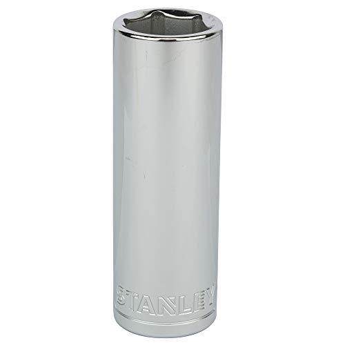 Image of STANLEY STMT73333-8B-12 Chrome Vanadium Steel 6 Point Deep Socket 1 /2 inch 19 mm Silver