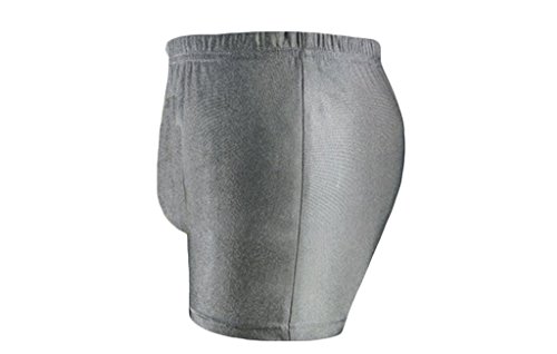 Men Underwear Boxer Briefs Anti-Radiation Protect Shield Short Medium 8900614M Silver #TOP1