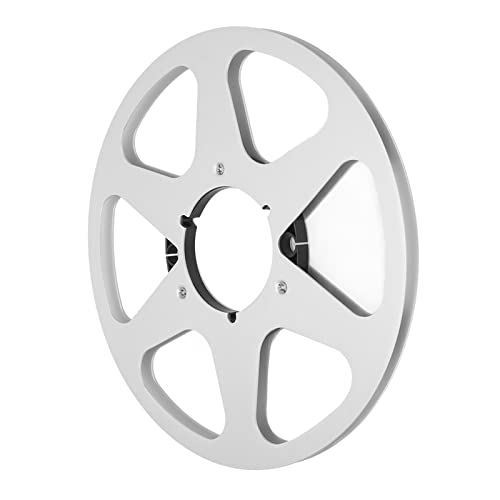 10 Inch Open Reel Audio Aluminum Takeup Reel, Empty Take Up Reel to Reel Small Hub, Tape Reel to Reel Recorder for 1/4 Inch Tapes, Magnetics Analog Recording Tape (Silver Color) - Thumbnail 7