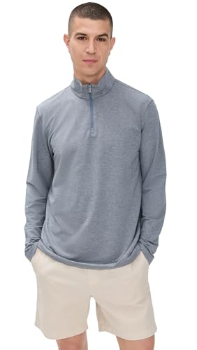 Faherty Men's Movement Quarter Zip Sweatshirt