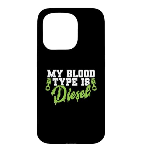 Mon Groupe sanguin est Diesel Auto Mechanic Coque pour iPhone 15 Pro
