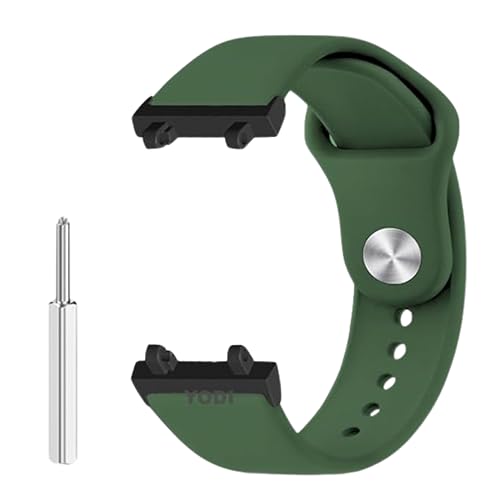 Image of YODI Strap Band Compatible with Amazfit T-Rex 2 Smartwatch Only Soft Silicone | Nylon | Chain | Leather Watch Straps with Installation Adjuster Tool For Amazfit TRex 2