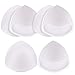 Bra Pads Inserts Women's Comfy Sports Cups Bra Insert 3 Pairs in Set White By Nimiah