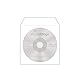MediaRange Papiertaschen für 1 Disc, für Mini CD-R und Mini DVD-R, mit Lasche und Sichtfenster, weiß, 50er Pack