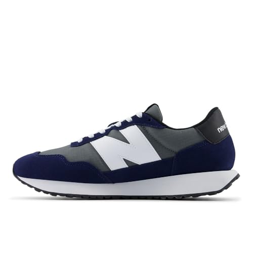 New Balance Men's 237 V1 Sneaker, Castlerock/White, 4 M
