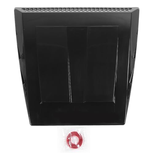 Car Air Flow Decorative Intake Hood Scoop Vent Gloss Black