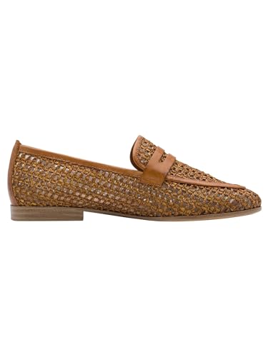 Tamaris Damen Loafer flach, braun, 40 EU